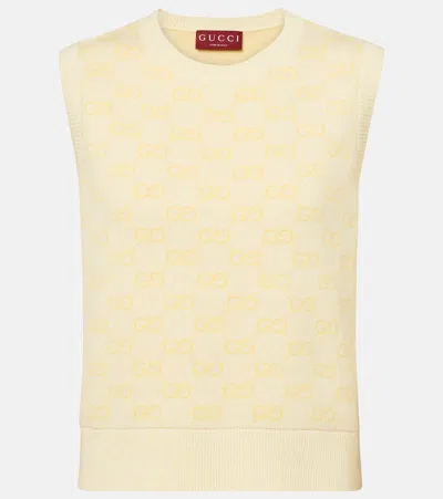 GUCCI GG COTTON SWEATER VEST