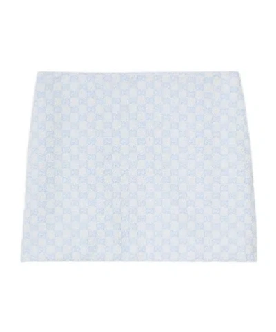 Gucci Gg Cotton Bouclé Mini Skirt In Multi