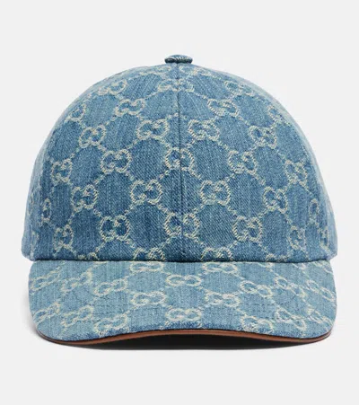 GUCCI GG COTTON CANVAS BASEBALL CAP