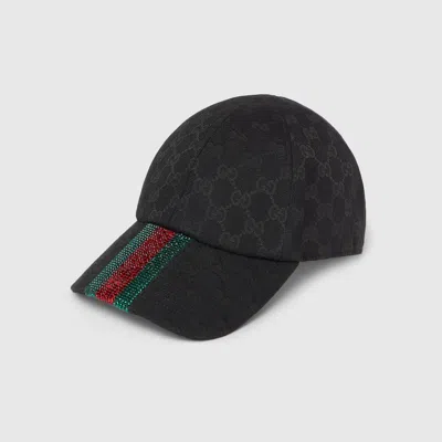 Gucci Gg Cotton Canvas Baseball Hat In Multi
