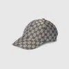 Gucci Gg Cotton Canvas Baseball Hat In Blue