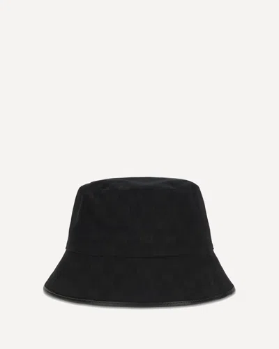 Gucci Gg Cotton Canvas Bucket Hat In Black