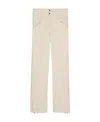 Gucci Gg Cotton Canvas Trouser In White