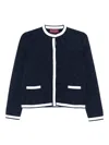 Gucci Knitwear With Front Pockets And Long Sleeves In Blue