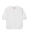Gucci Gg Cotton Crewneck Top In White