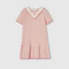 Gucci Gg Cotton Dress In Pink