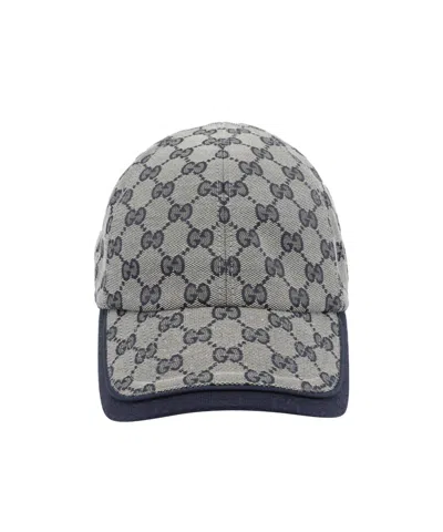 Gucci Gg Cotton Fabric Baseball Hat In Multi