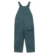 Gucci Gg Cotton Gabardine Overalls In Green