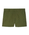 Gucci Gg Cotton Gabardine Shorts