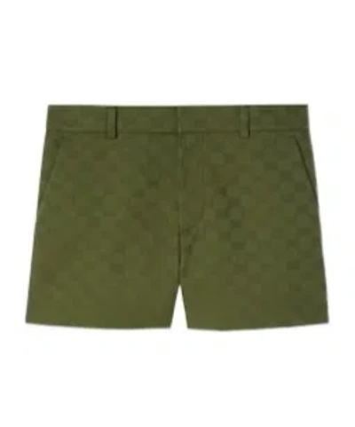 GUCCI GG COTTON GABARDINE SHORTS