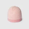 Gucci Babies' Gg Cotton Hat In Pink