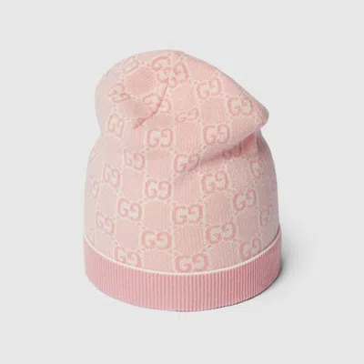 Gucci Kids' Gg Cotton Hat In Pink