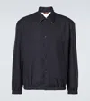Gucci Reversible Polyester Gg Jacket In Black