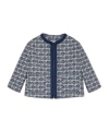Gucci Cotton Jacket With Double G In Gray