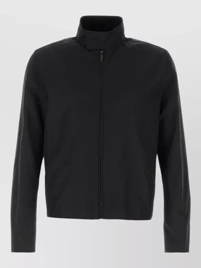 Gucci Black Mock Collar Jackets