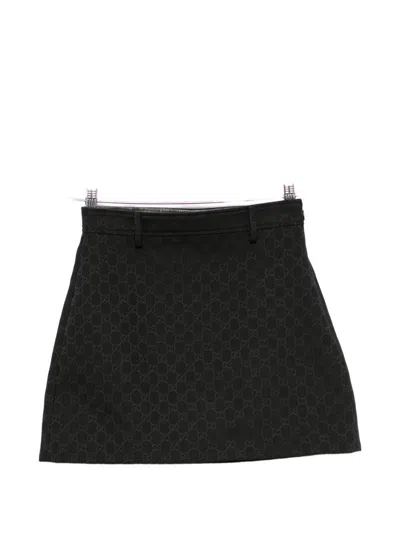 GUCCI Gucci Gg Cotton Mini Skirt