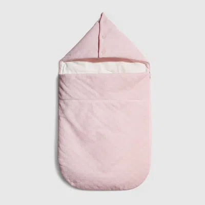 Gucci Babies' Gg Cotton Nest In Pink