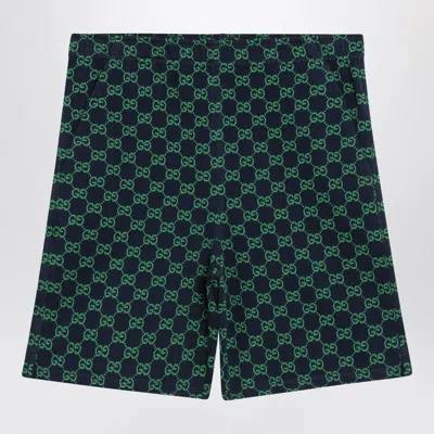 Gucci Gg Cotton Piqué Shorts In Multi