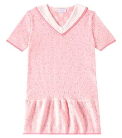 GUCCI GG COTTON POLO DRESS