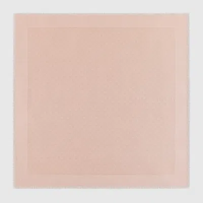 GUCCI GUCCI GG COTTON SILK JACQUARD SHAWL