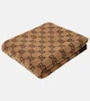 Gucci Gg Cotton Terry Beach Towel In Multicoloured