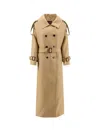 Gucci Wool And Silk Crepe Coat With All-over Gg Motif
