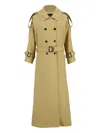 Gucci Wool And Silk Crepe Coat With All-over Gg Motif