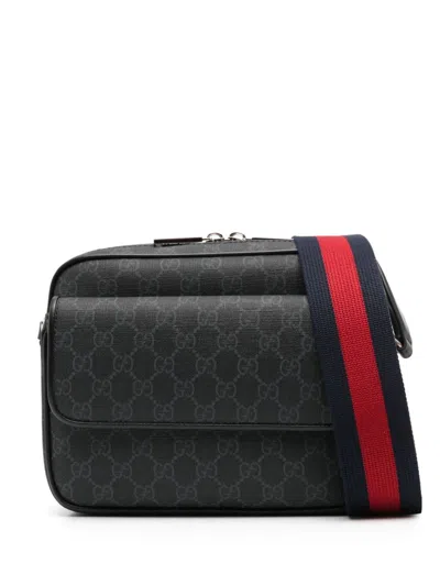 Gucci Small Gg Cross Body Bag In Black