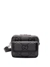 Gucci Men Small Jumbo Gg Crossbody Bag In Black