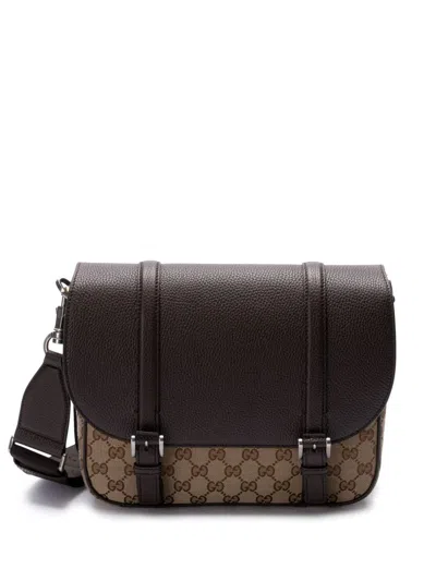 Gucci Gg Crossbody Bag In Brown
