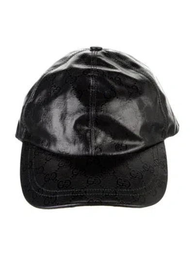 Pre-owned Gucci Gg Crystal Baseball Cap. W/tags In Black