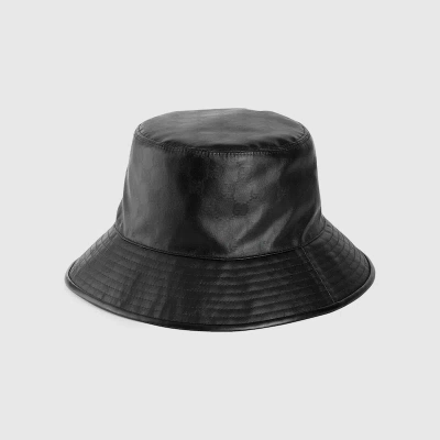 Gucci Gg Crystal Bucket Hat In Black
