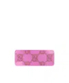 Gucci Gg Crystals Hair Slide In Pink