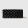 Gucci Gg Crystals Clutch In Black