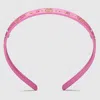 Gucci Gg Crystals Hairband In Pink