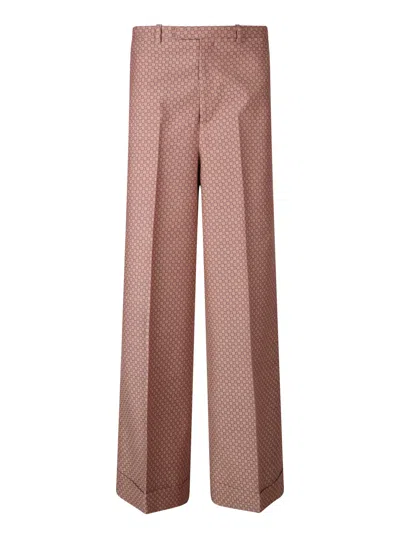 Gucci Gg Damier Beige Trousers
