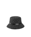 Gucci Gg Monogram Cotton Bucket Hat In Black