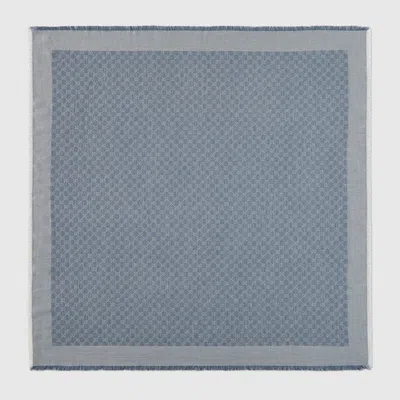 GUCCI GUCCI GG DENIM-EFFECT SHAWL