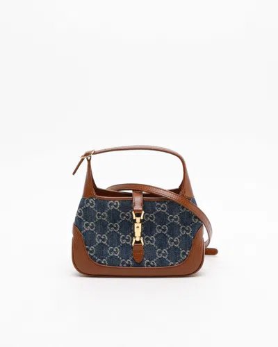 Gucci Gg Denim Jackie 1961 Mini Bag