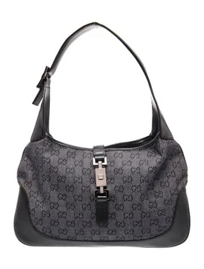 Pre-owned Gucci Gg Denim Jackie In Multi