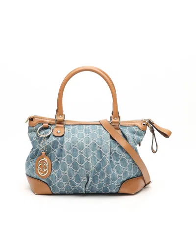 Gucci Gg Denim Sukey Bag