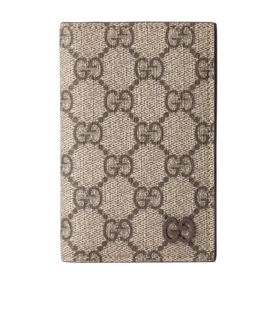 Gucci Gg Detail Card Holder In Nude