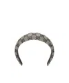 Gucci Gg Canvas Hairband In Blue