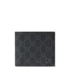 Gucci Gg Rubber-effect Bi-fold Wallet In Black