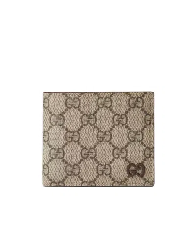 GUCCI GUCCI MONOGRAMMED BIFOLD WALLET
