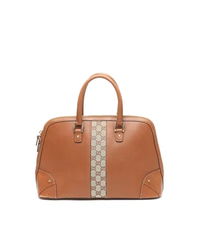 Gucci Gg Dome Bag In Brown