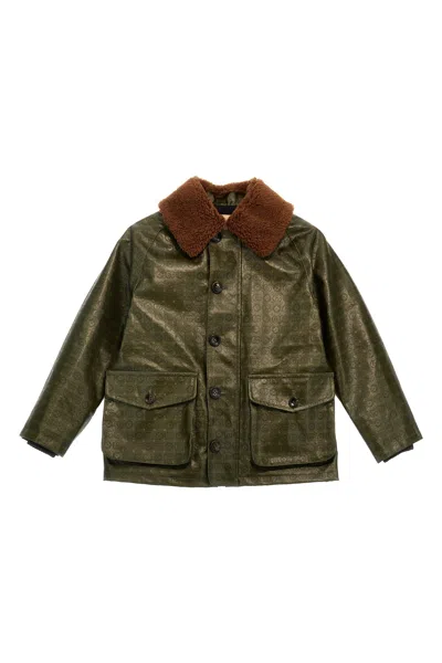 Gucci 'gg Dots' Jacket In Green