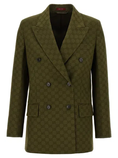 GUCCI GG DOUBLE-BREASTED BLAZER