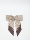 Gucci Gg Silk Jacquard Scrunchies In Neutral