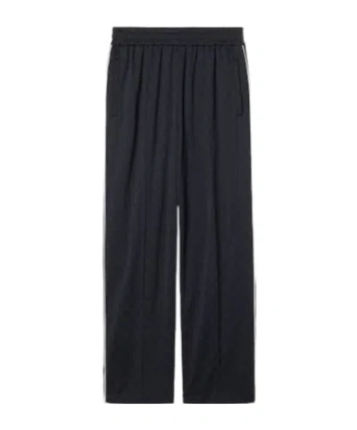 Gucci Gg Elastic Waist Trousers In Black